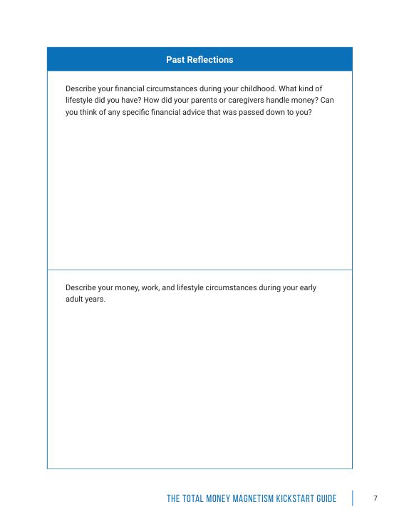 Kickstart Guide: Past Reflections